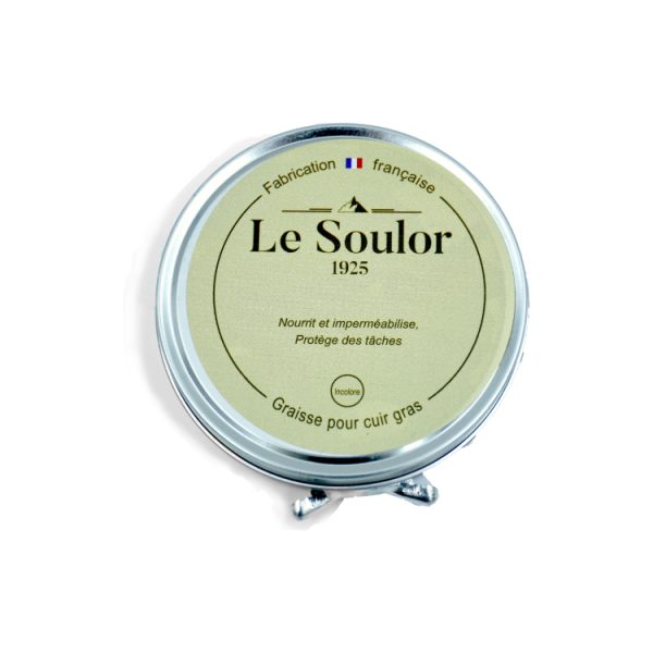 Boite de graisse pour cuir gras