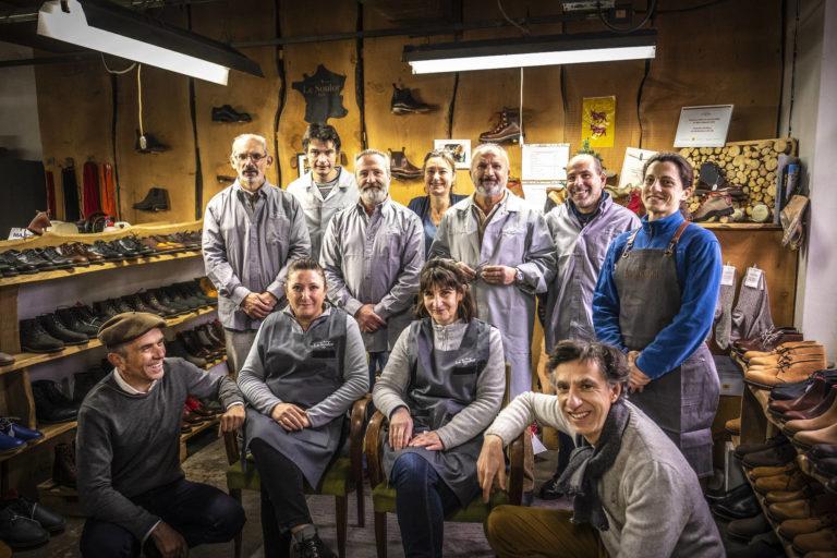 Photo de l'équipe d'artisans de l'Atelier Le Soulor